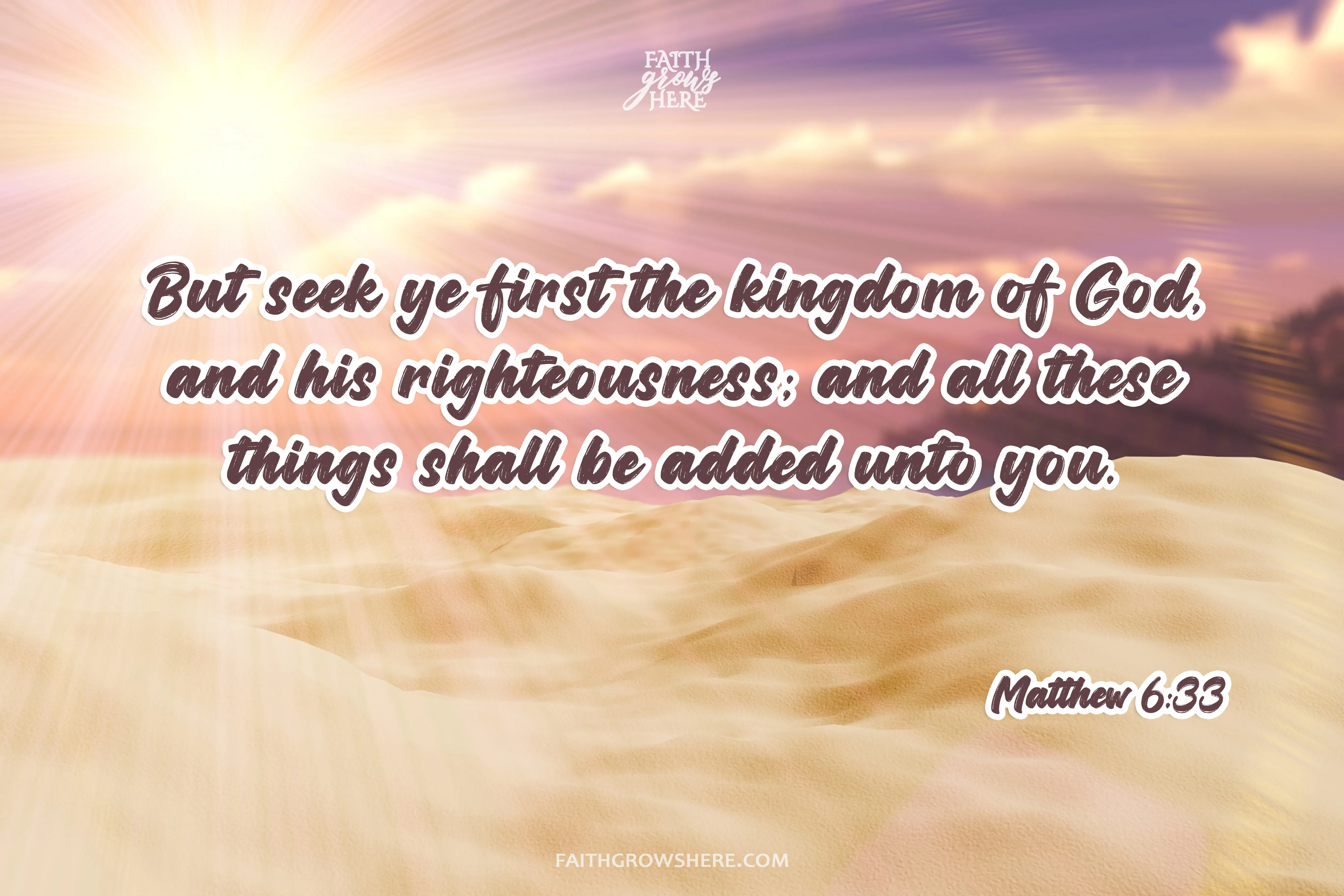 Bible Verse Wallpaper Matthew 6:33