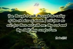 Bible Verse Wallpaper Psalm 23:4